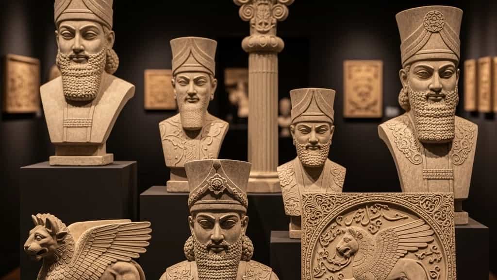 مجسمه های سنتی زیبا و ماندگار  تولید و نصب تخصصی توسط سیما منظر توس در مشهد